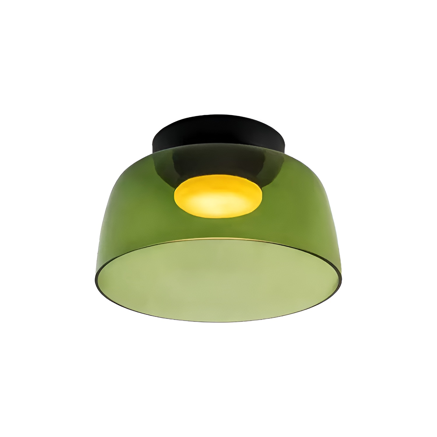 Flerlaget Transparent Glasloftlampe - Minimalistisk