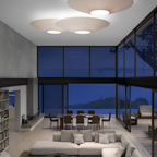 Plisseret Minimalistisk Loftlampe - Dæmpbar