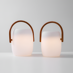 Minimalistisk bærbar lanterne lampe - solcelledrevet
