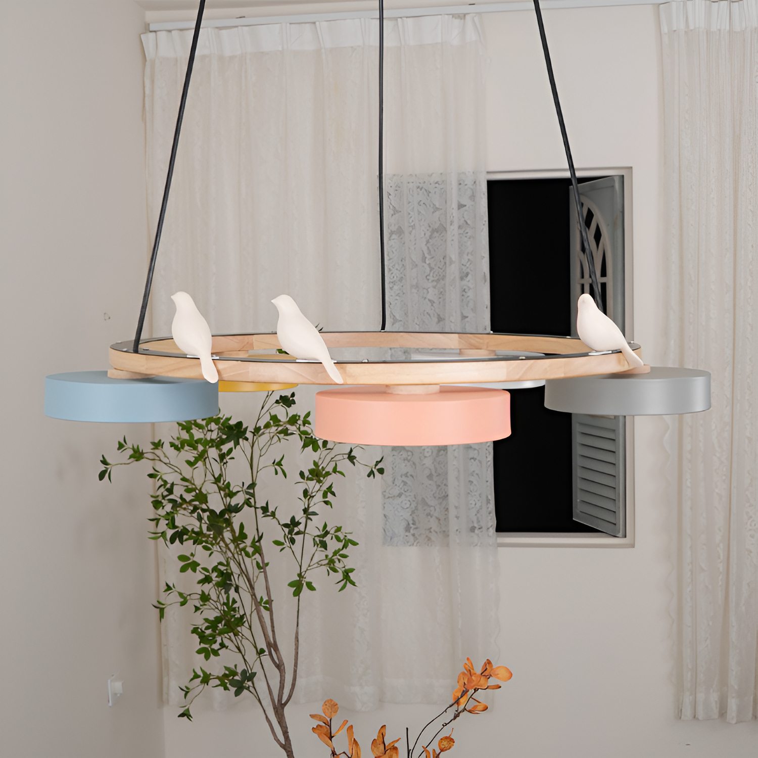 Naturtræ Nordisk Fuglelysekrone - Minimalistisk