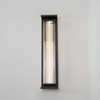 Rillet Lineær Solenergi Væglampe - Minimalistisk
