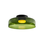 Flerlaget Transparent Glasloftlampe - Minimalistisk