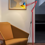 Memphis Industrial gulvlampe med flere arme – justerbar
