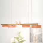 Nordisk Lineær Lysekrone - Minimalistisk