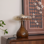 Mid-Century Mushroom Bordlampe - Dæmpbar