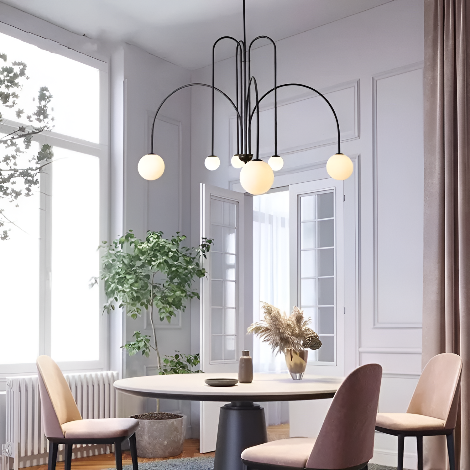 Buede Buer Lysekrone - Minimalistisk Pendellampe