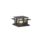 Zen-stil Solcellelampe til Søjle - Minimalistisk