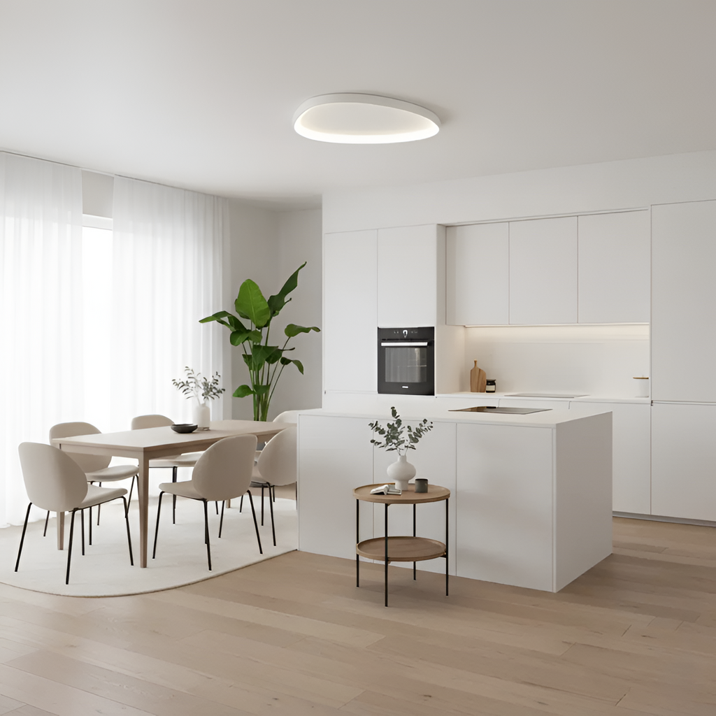 Organic Pebble LED Ceiling Light – Moderne loftslampe til planmontering