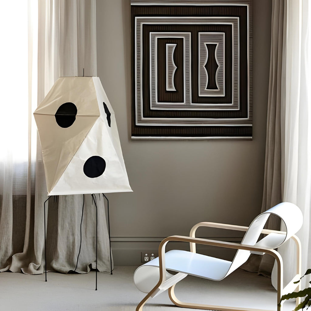Skulpturel Geometrisk Gulvlampe - Lanterne