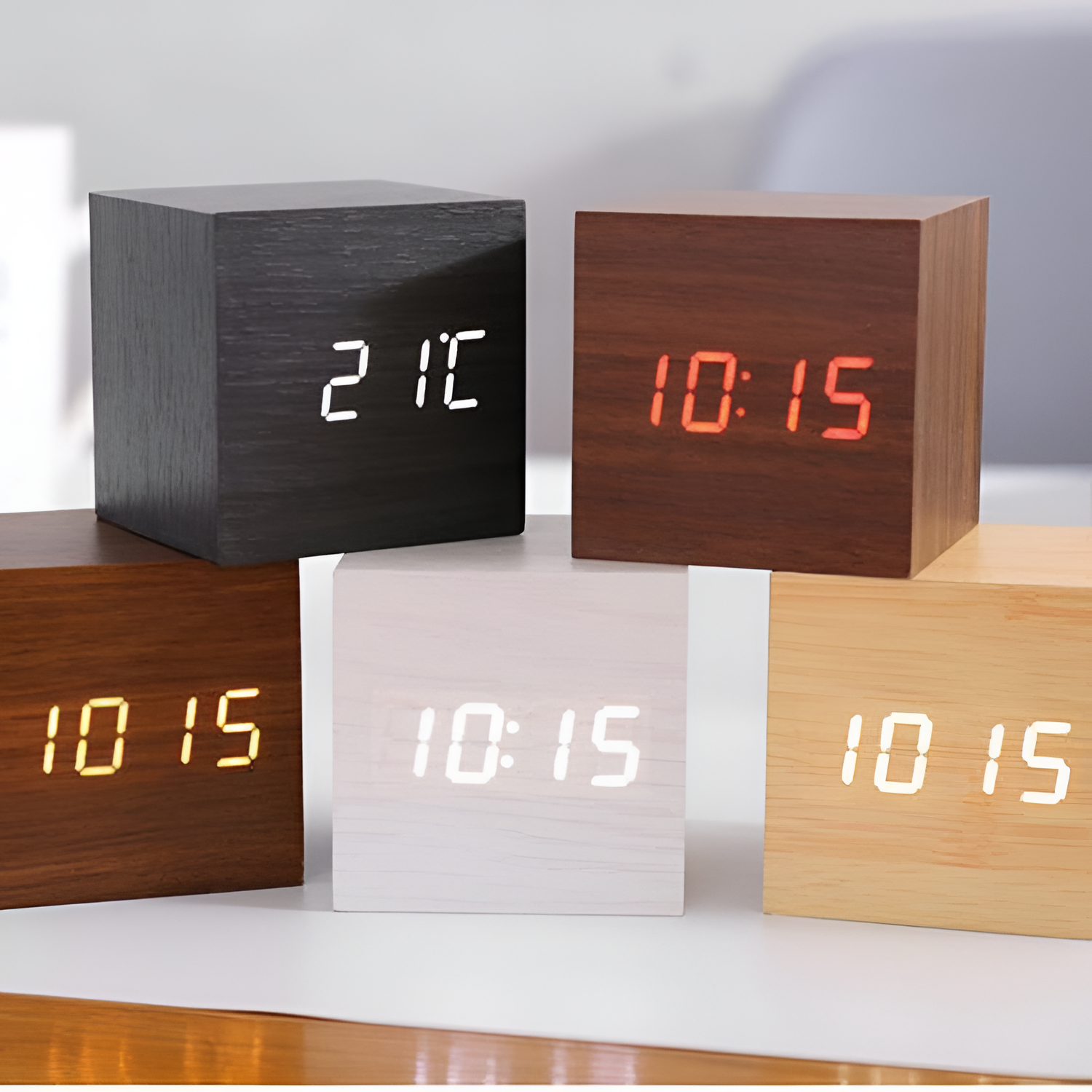 Digitalt Kubur Med Smarte Funktioner – Minimalistisk