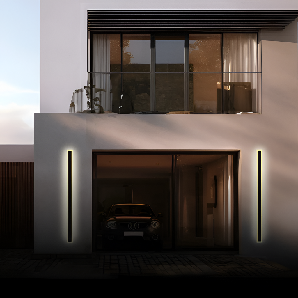 Minimalistisk Lineær Væglampe - Moderne Vertikal Belysning