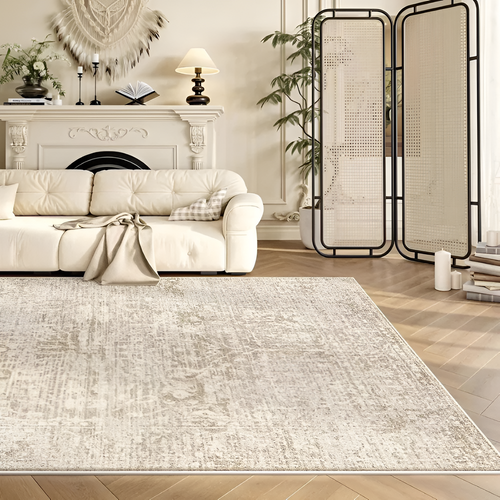 Antique Wash Distressed Gulvtæppe – Maskinvaskbart Løber