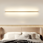 Væglampe i massivt træ med LED-lys - japansk stil