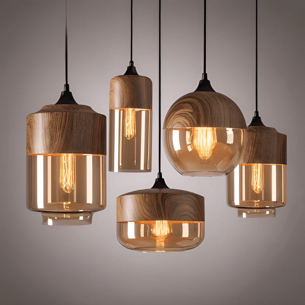 Minimalistisk Industriel Pendellampe - Justerbar