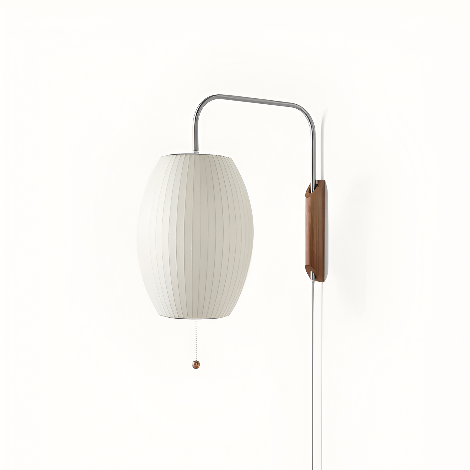 Svingarm Rillet Væglampe - Minimalistisk