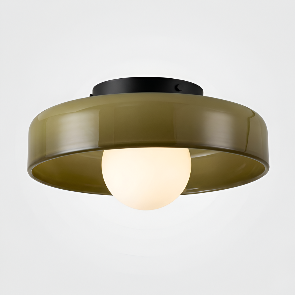 Nordisk Glas Halo Loftlampe - Retro Gang Loftbelysning