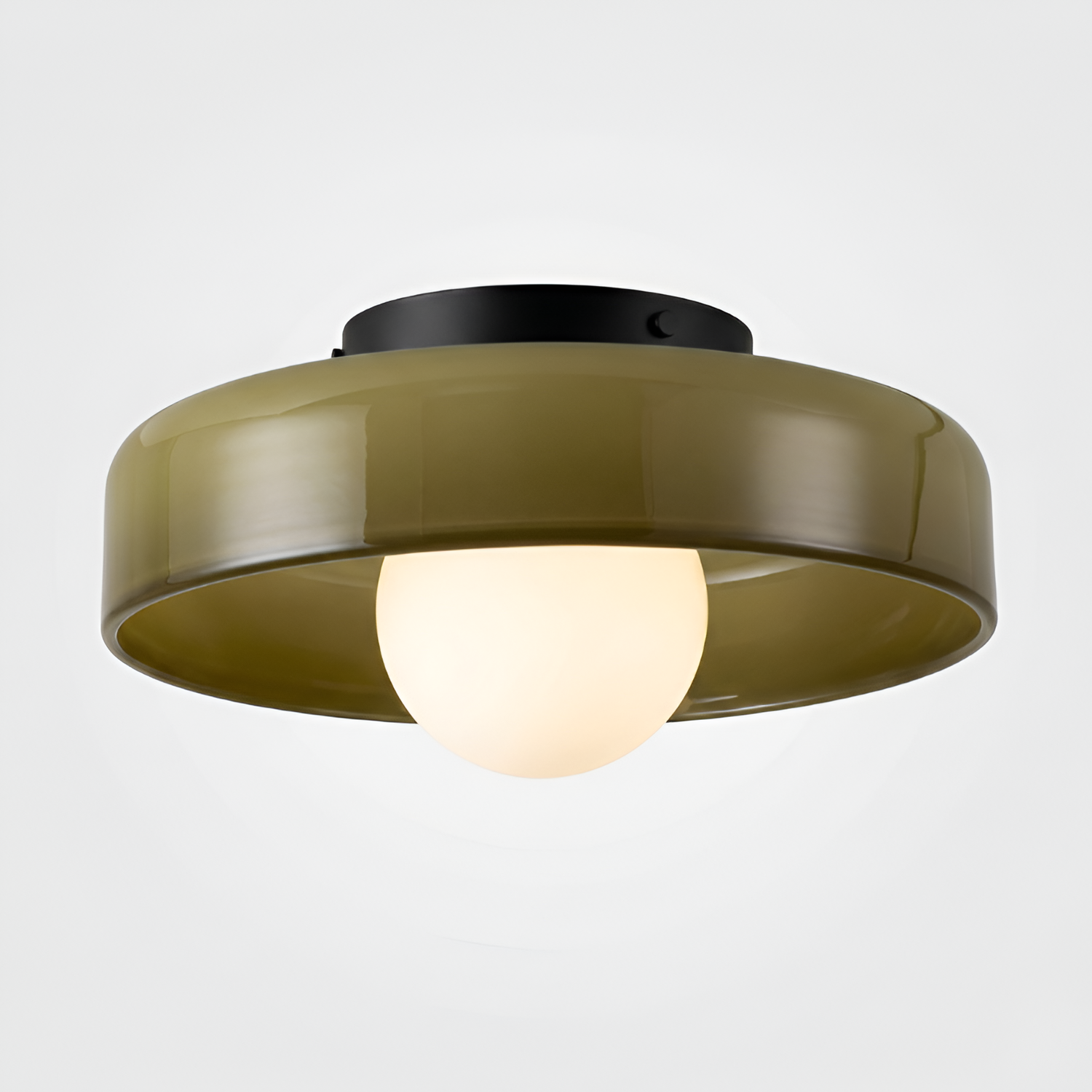 Nordisk Glas Halo Loftlampe - Retro Gang Loftbelysning