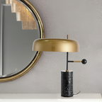Minimalistisk Geometrisk Bordlampe - Industriel
