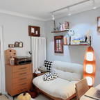 Minimalistisk Gulvlampe I Midt-århundrede-stil – Lodret