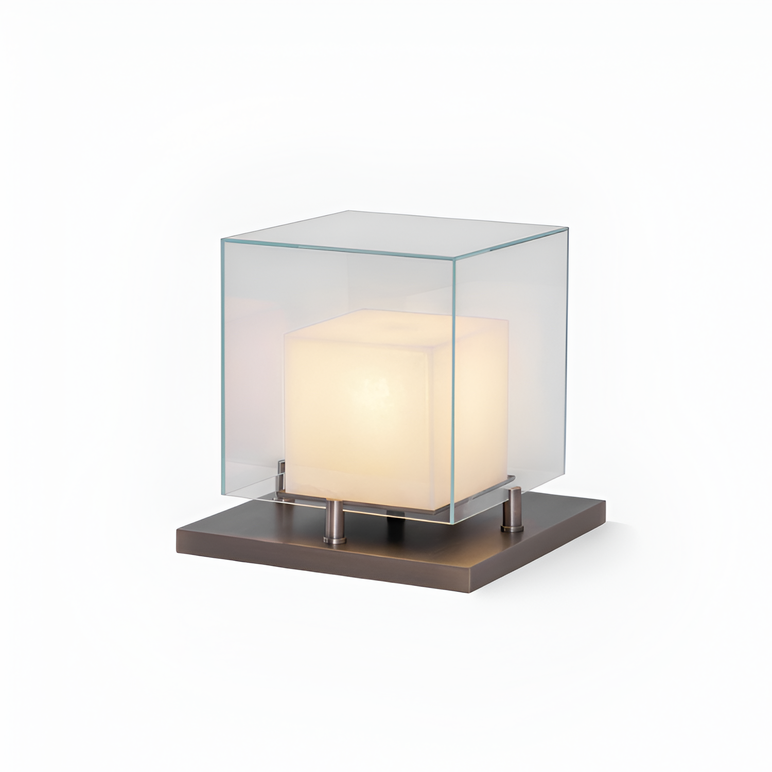 Minimalistisk Geometrisk Bordlampe - Industriel