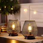 Industriel Bordlampe I Netdesign – Trådløs