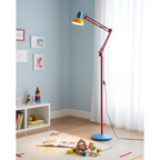 Memphis Industrial gulvlampe med flere arme – justerbar