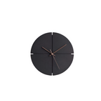 Geometrisk Lydløst Vægur - Minimalistisk