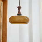 Retro Blankt Pendellampe - Dansk Vintage Stil