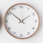 Minimalistisk Rundt Vægur - Analog