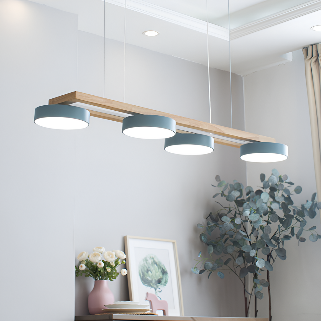 Nordisk Lineær Lysekrone - Minimalistisk