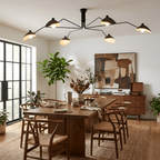 Moderne Lysekrone Med Flere Arme - Justerbar Belysning