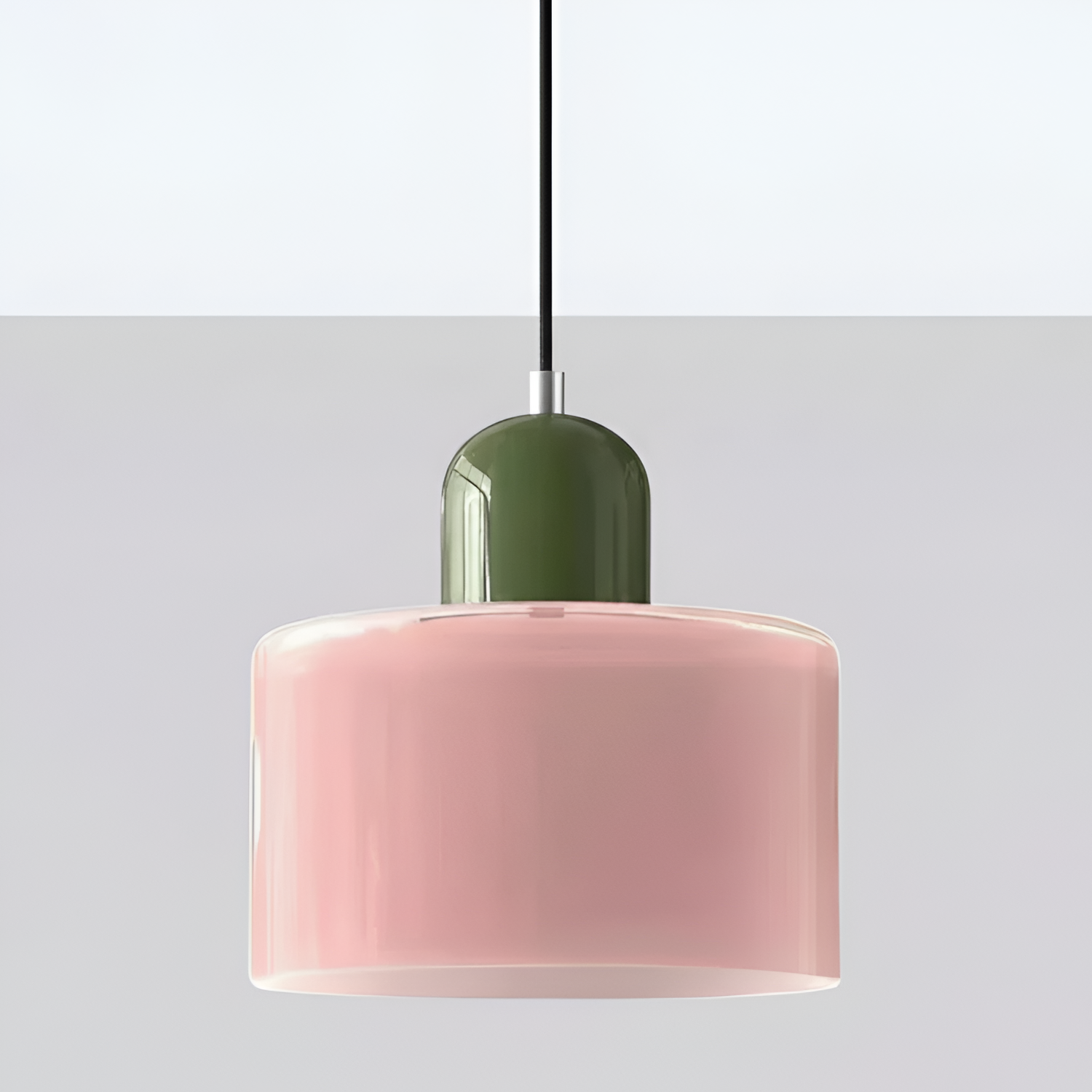 Nordisk pendel i cirkulært glas – Bauhaus