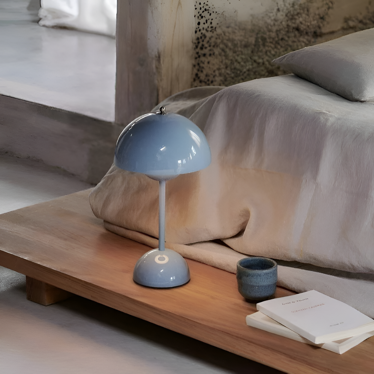 Minimalistisk Retro Kuppel Bordlampe - Ledningsfri