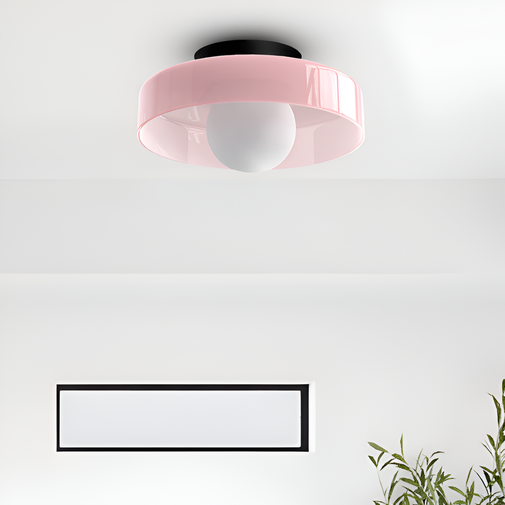 Minimalistisk Blank Plafond Loftslampe - Flushmount