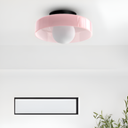 Minimalistisk Blank Plafond Loftslampe - Flushmount