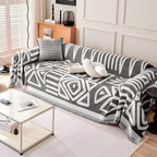 Moderne Vævet Sofa Tæppe - Geometriske