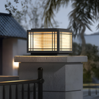 Moderne Minimalistisk Stolpelampe - Solcelledrevet