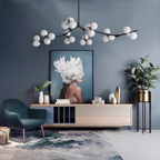 Moderne pendel med trægren-design