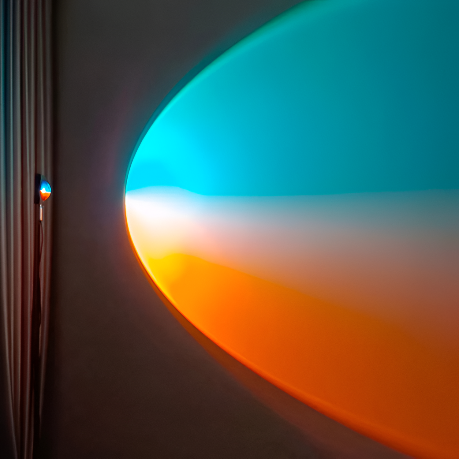 Sunset Projektionsgulvlampe - Gylden Time Stemningsbelysning