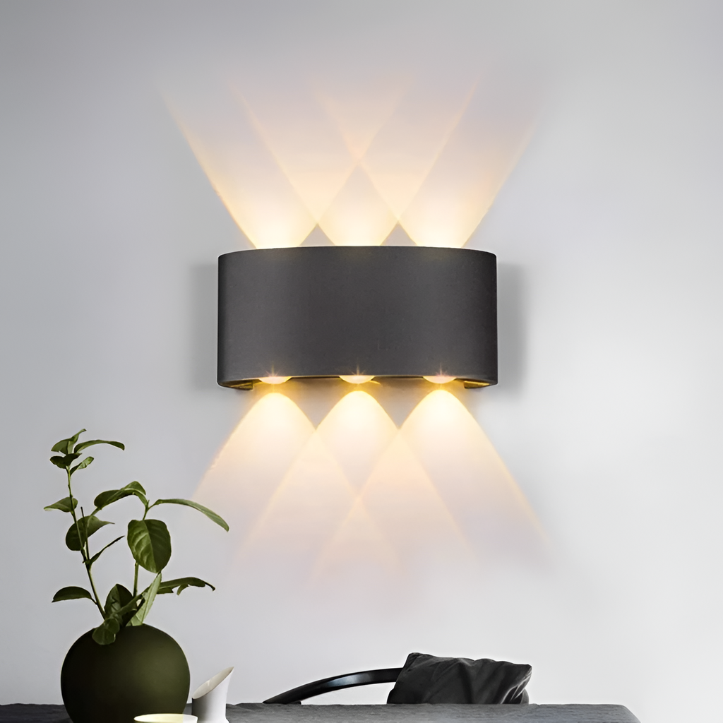 Moderne LED-væglampe – justerbar belysning