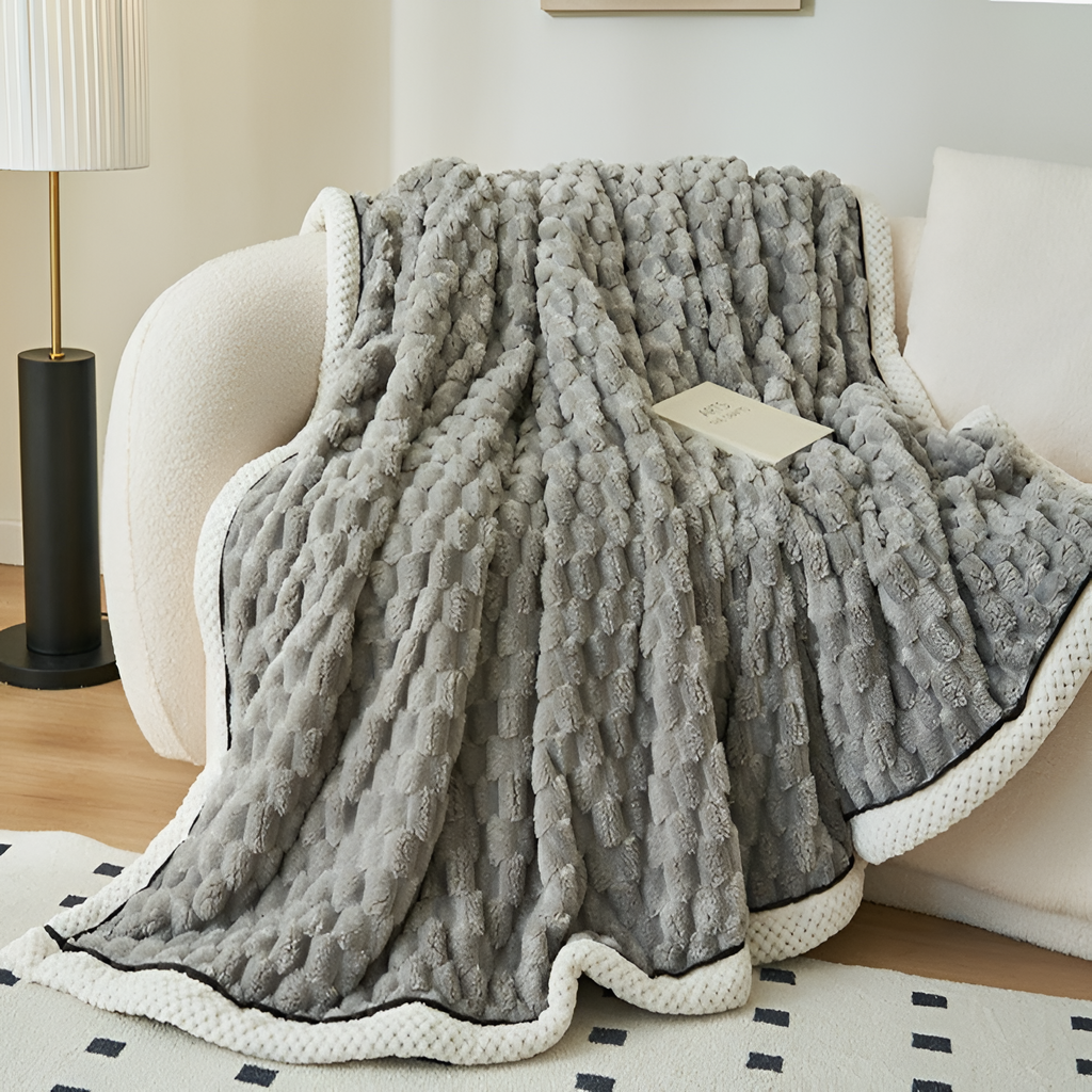 Tekstureret Boble Plaid - Vendbar