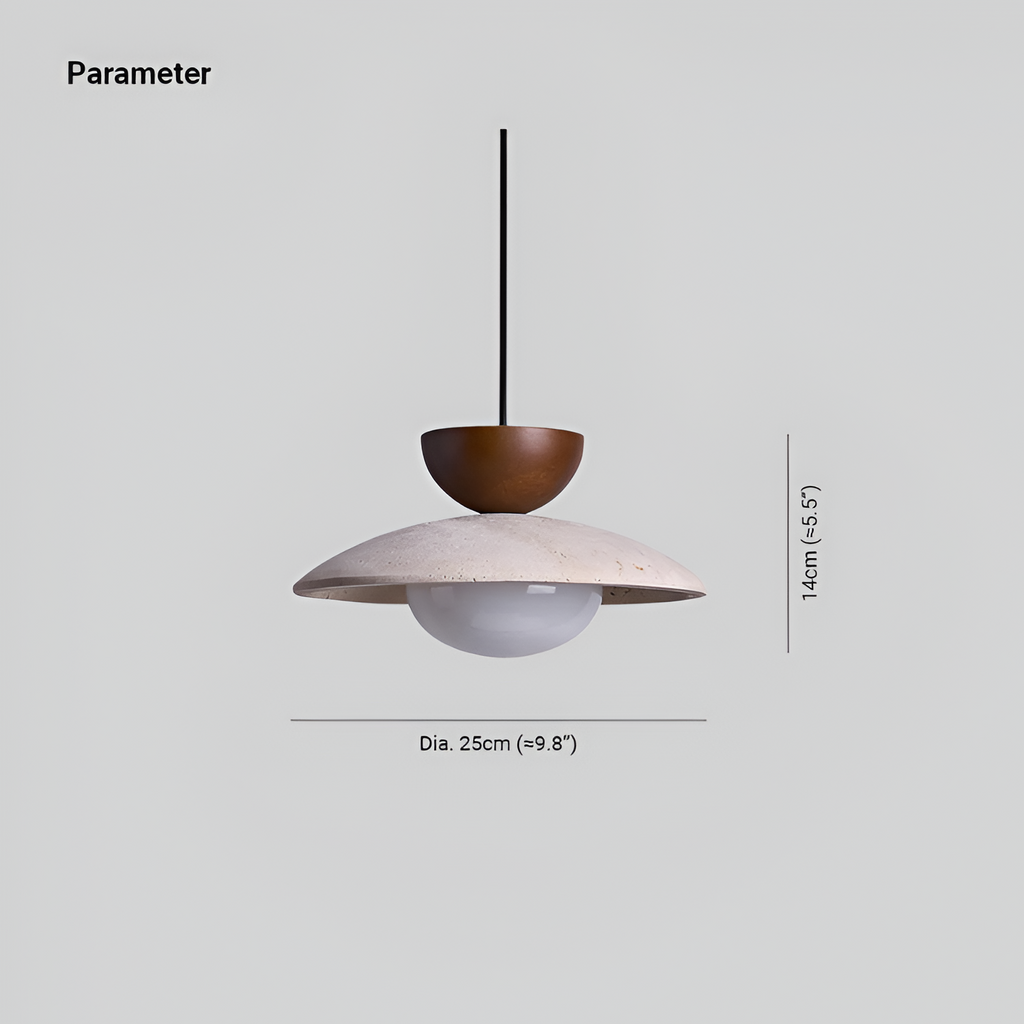 Tekstureret Industriel Pendel – Geometrisk