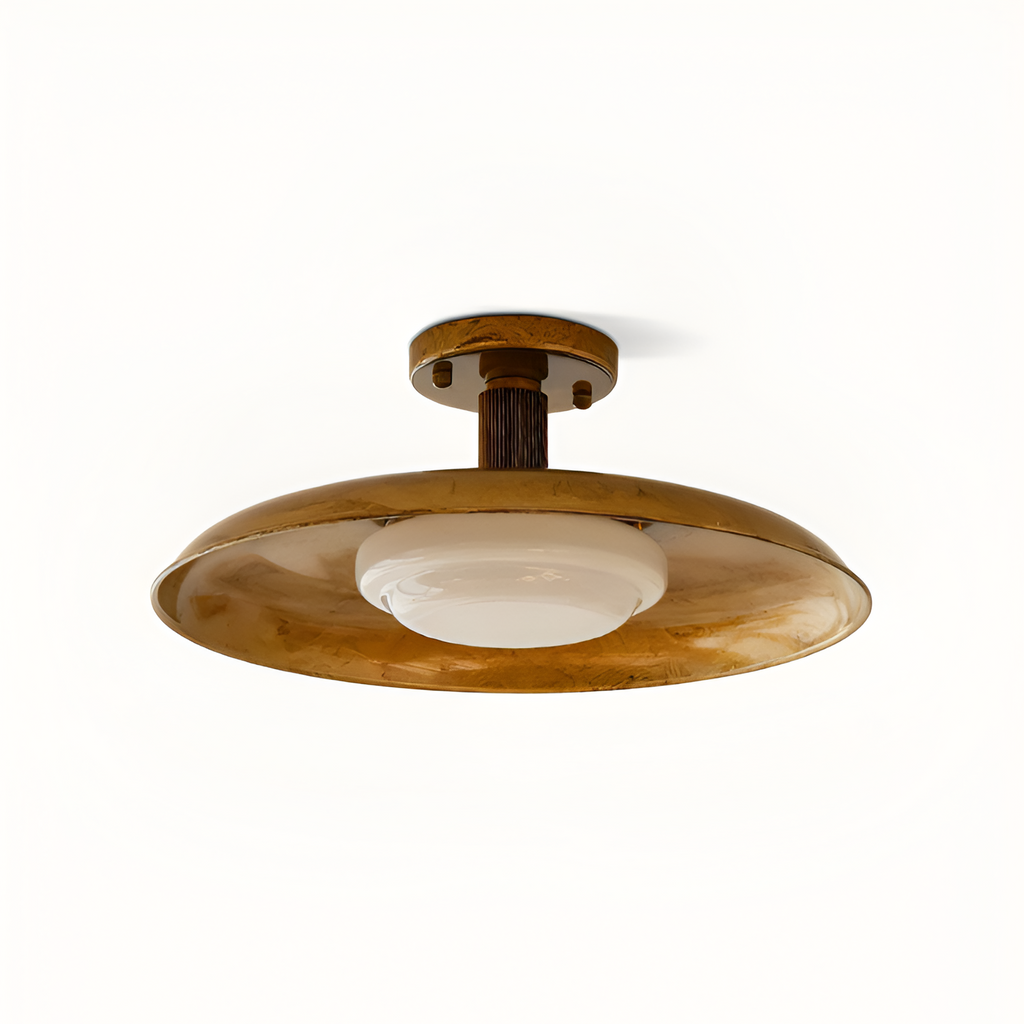 Antik Tekstureret Loftslampe - Minimalistisk