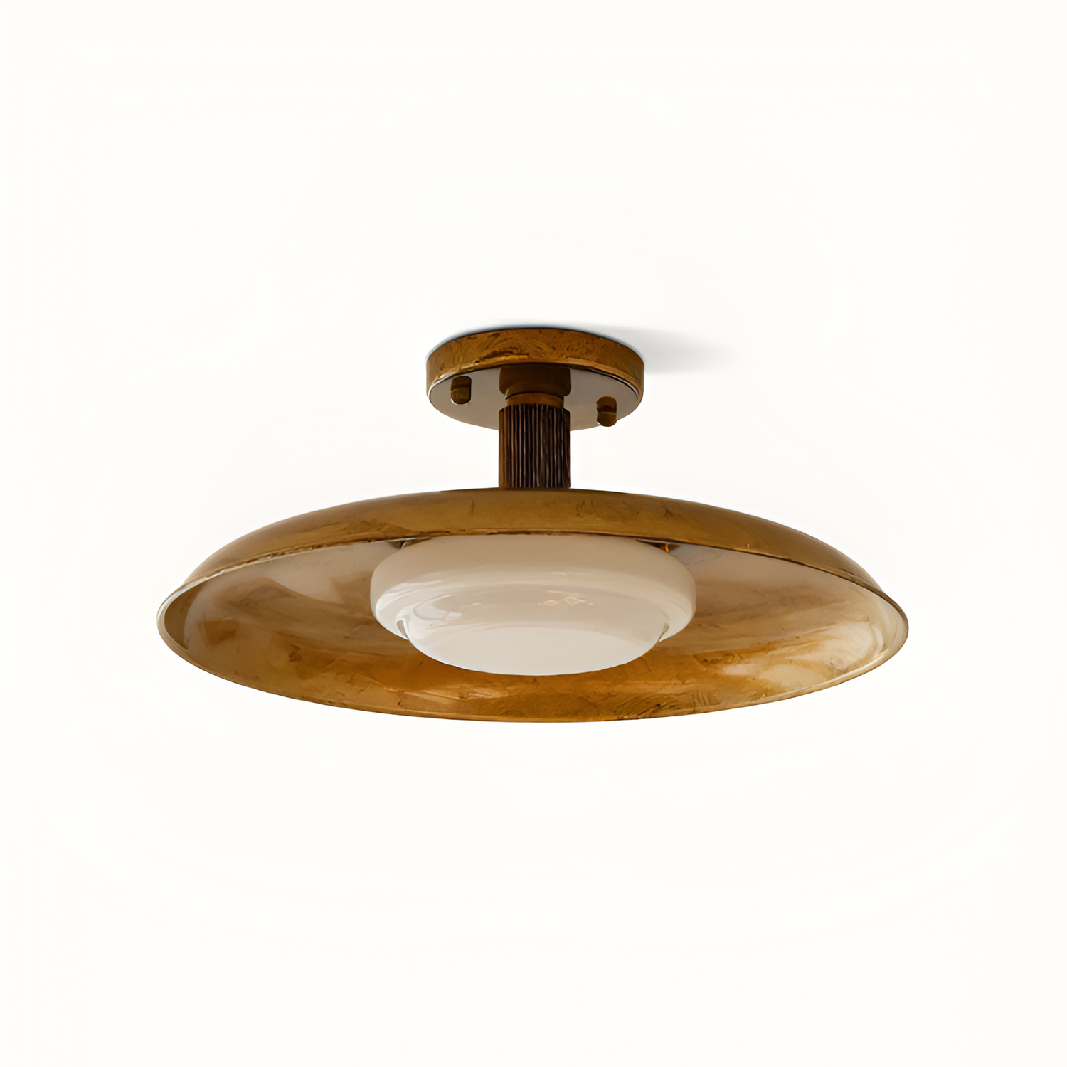 Antik Tekstureret Loftslampe - Minimalistisk