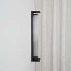 Rillet Lineær Solenergi Væglampe - Minimalistisk