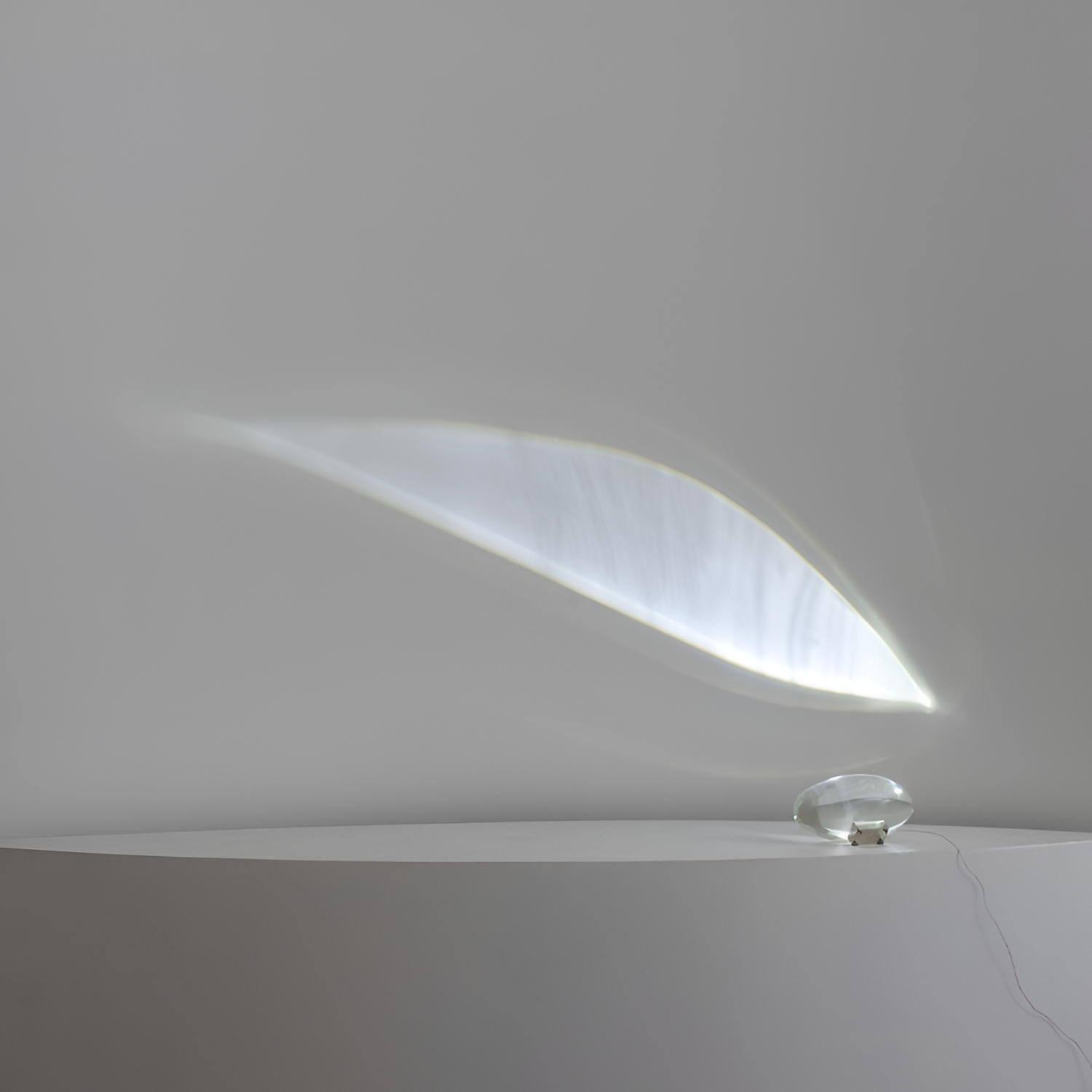 Oval Glasprojektion Projektor - Dekorativ Accent