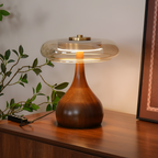 Mid-Century Mushroom Bordlampe - Dæmpbar