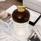 Minimalistisk Facetteret Bærbar Lampe - Ledningsfri