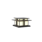 Zen-stil Solcellelampe til Søjle - Minimalistisk