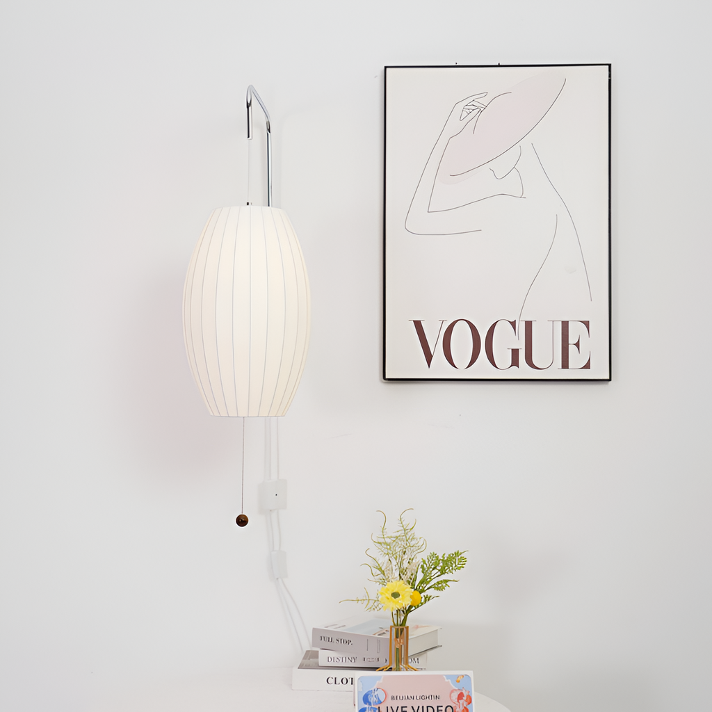 Svingarm Rillet Væglampe - Minimalistisk
